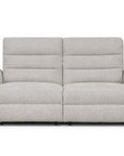 Canapé 3 places relax électrique en tissu bouclette beige DAVY