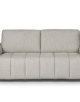 Canapé convertible express 3 places en tissu beige ISANDRO