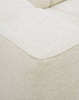 Canapé convertible express 3 places en velours texturé beige BASILE