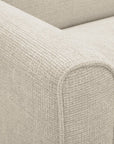 Canapé convertible express 3 places en velours texturé beige KALIANA
