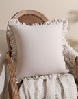 Coussin beige 45x45 cm TORONTO