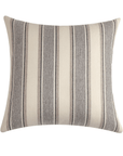 Coussin beige et gris à rayures 45x45 cm RIVIERA