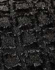 Coussin noir à formes carrées texturées 45x45 cm ELVIO