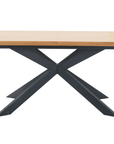 Table à manger extensible couleur bois 10 personnes 160-200 cm ODINE