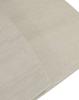 Table à manger extensible en métal beige plateau céramique blanc 160-240 cm PARIS