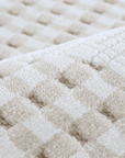 Tapis beige à motifs 200 x 290 cm BRUME
