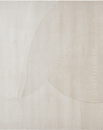 Tapis beige et blanc motif organique 200 x 290 cm SAND