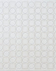 Tapis blanc écru à formes géométriques 154 x 230 cm KAELIES