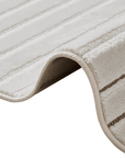 Tapis blanc écru à motifs chevrons 160 x 230 cm AMONA