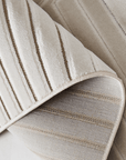 Tapis blanc écru à motifs chevrons 160 x 230 cm AMONA