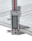 Tapis graphique art déco gris et blanc 200 x 290 cm HALL