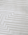 Tapis gris à motifs de lignes 200 x 290 cm PERTONA