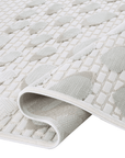Tapis gris à motifs écailles 160 x 230 cm OLERA