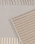 Tapis gris et beige à motifs 160 x 230 cm LYAH
