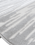 Tapis gris et blanc 160 x 230 cm FROST