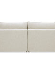 Canapé 3 places en velours texturé beige NALYA