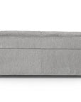 Canapé convertible express 3 places en velours chiné gris clair AMAURY