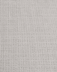 Canapé d'angle convertible avec coffre en velours chiné beige MAHLONE - Angle gauche