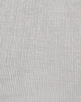 Canapé d'angle convertible avec coffre en velours chiné blanc écru LUFY - Angle gauche