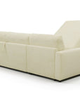 Canapé d'angle convertible et réversible ouverture express en velours côtelé beige JULIETTE