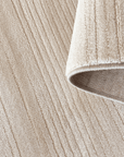 Tapis beige à effet striée 200 x 290 cm LATTE