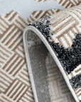 Tapis beige à motifs 160 x 230 cm SALVIA