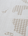 Tapis beige à motifs 200 x 290 cm BRUME
