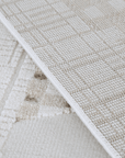 Tapis beige à motifs 200 x 290 cm BRUME