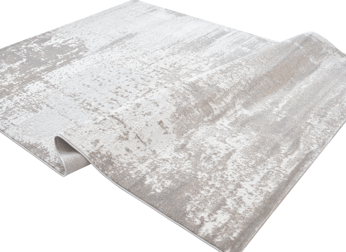 Tapis beige effet béton 160 x 230 cm MINERAL