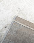 Tapis beige en tissu texturé 160 x 230 cm VANILLE