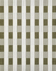 Tapis blanc à motifs carrés verts 160 x 230 cm THEOA