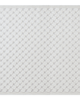 Tapis blanc écru à formes carrées 192 x 290 cm LERIS