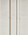 Tapis blanc écru à lignes asymétriques beiges 200 x 290 cm AYLAN