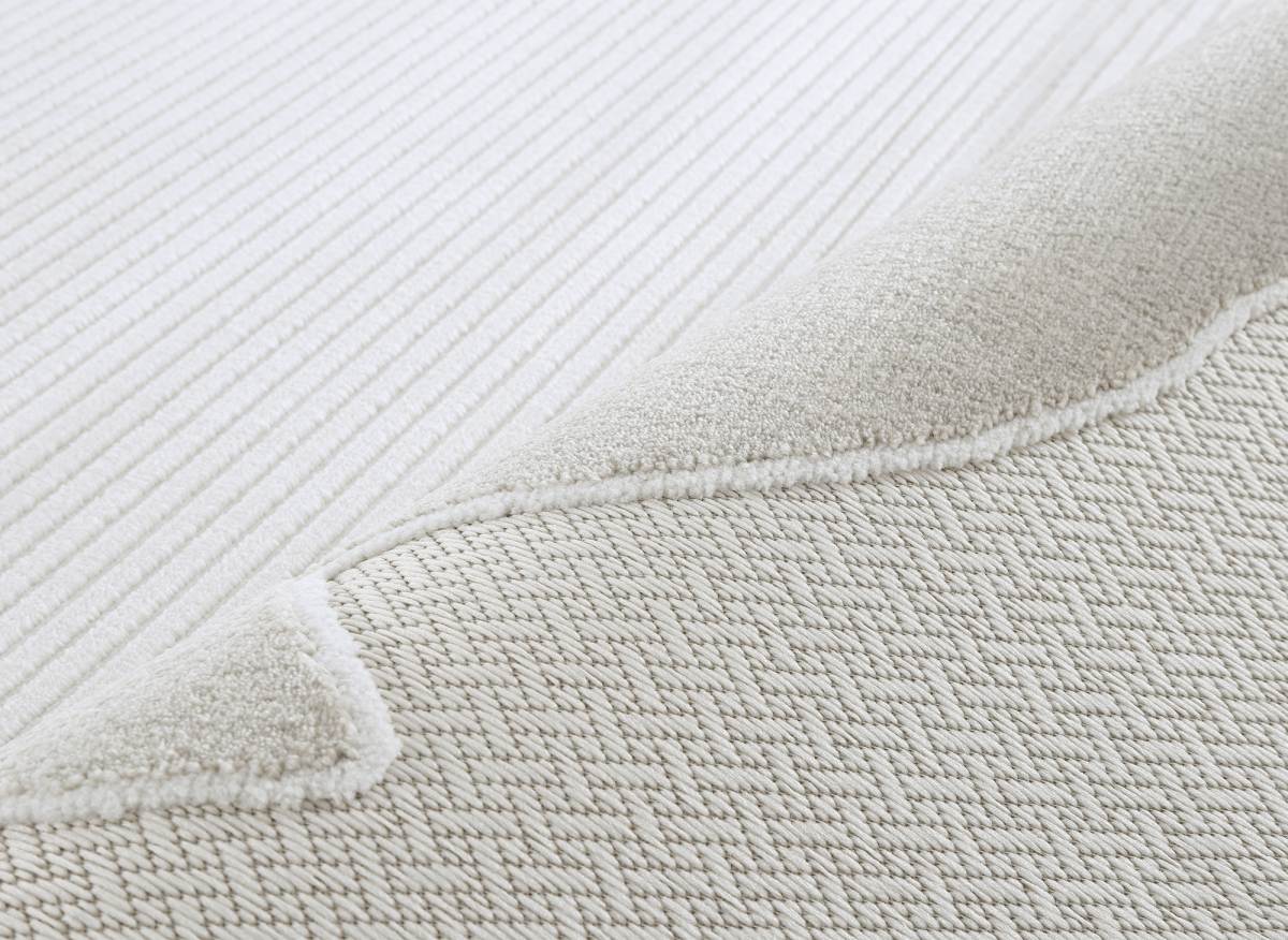 Tapis gris à motif circulaire 200 x 290 cm SYDNEY