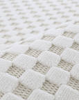 Tapis gris à motifs carreaux 160 x 230 cm MATILA