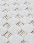 Tapis gris à motifs carreaux 200 x 290 cm MATILA
