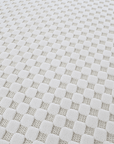 Tapis gris à motifs carreaux 200 x 290 cm MATILA