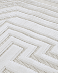 Tapis gris à motifs de lignes 160 x 230 cm PERTONA