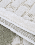 Tapis gris à motifs écailles 160 x 230 cm OLERA