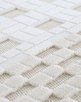 Tapis gris à motifs graphiques 200 x 290 cm ORCHIDÉE