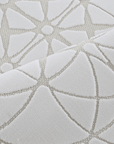 Tapis gris à motifs rosaces 160 x 230 cm SINGAPOUR