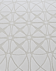 Tapis gris à motifs rosaces 200 x 290 cm SINGAPOUR