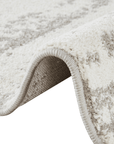Tapis strié beige et gris 160 x 230 cm NOEA