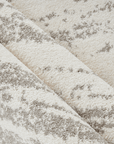 Tapis strié beige et gris 160 x 230 cm NOEA